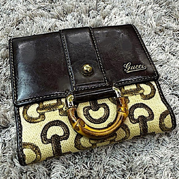 Authentic Gucci Tom Ford Logo Horsebit Card Wallet - Picture 1 of 9